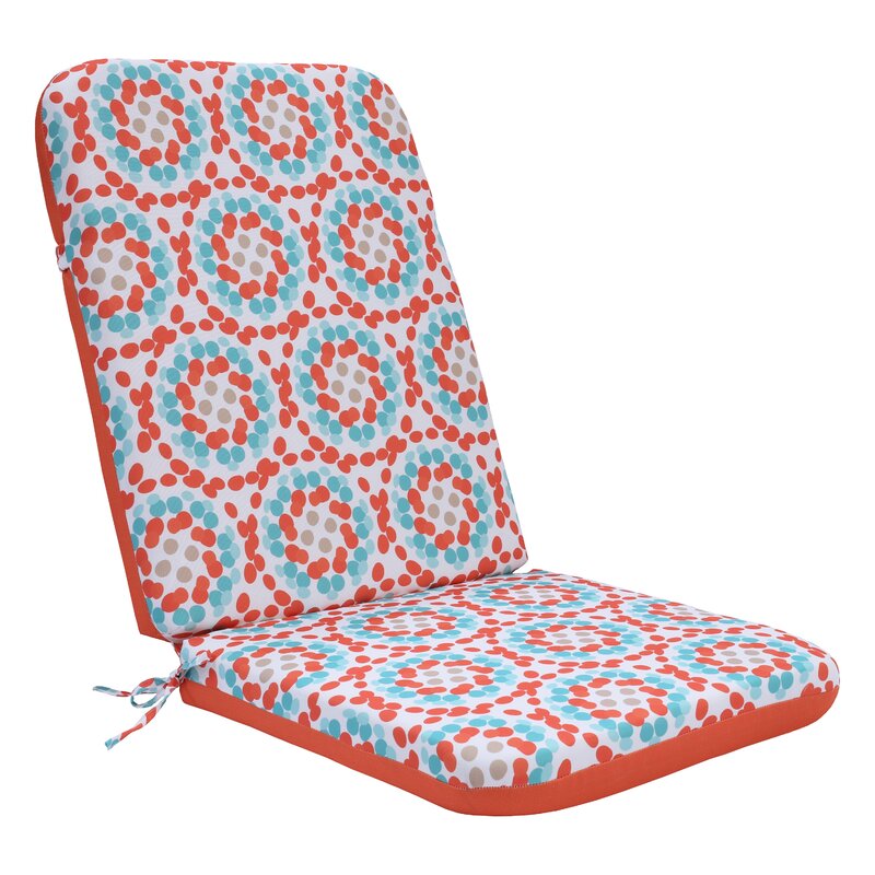 Wrought Studio High Back Indoor/Outdoor Dining Chair Cushion | Wayfair